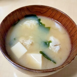 ヤマブシタケの味噌汁